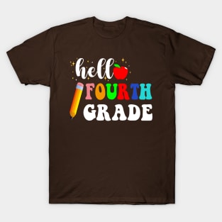 4th Grade Squad Fourth Teacher Student Team Back To School T-Shirt T-Shirt